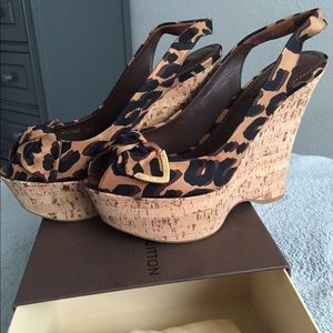 Louis Vuitton wedges/platform shoes